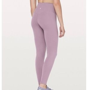Lululemon Dusty Mauve Aligns 7/8 🍋